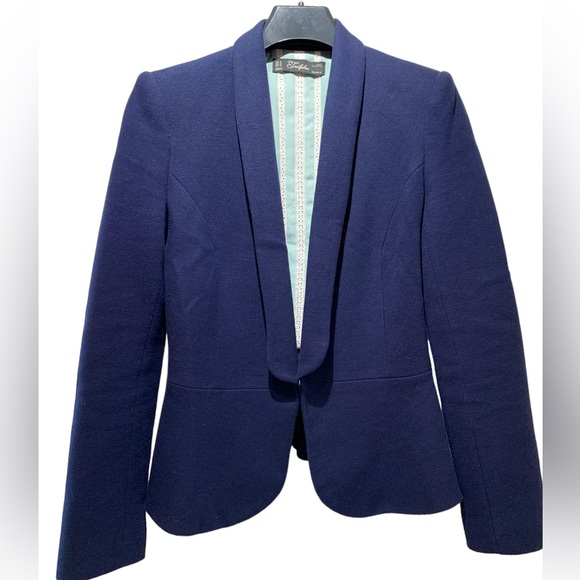 Women autumn blazer jacket Zara size M Blue in new condition - Picture 1 of 8
